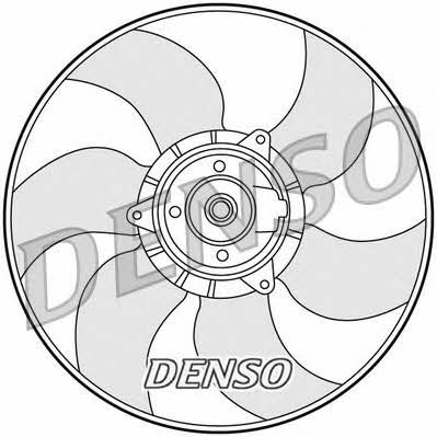 DENSO DER23001 Hub, engine cooling fan wheel DER23001