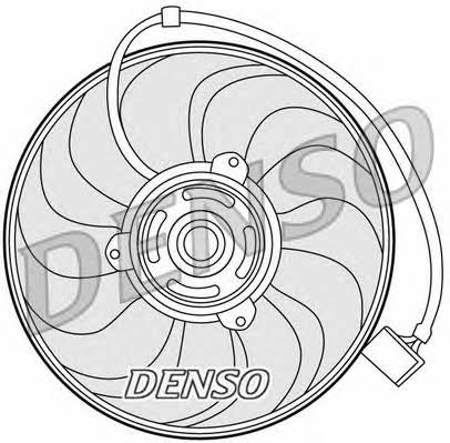 DENSO DER27001 Hub, engine cooling fan wheel DER27001