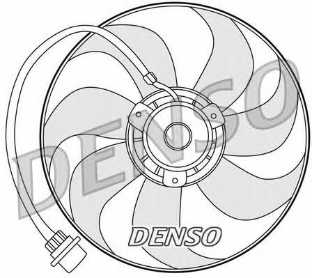 DENSO DER32001 Hub, engine cooling fan wheel DER32001