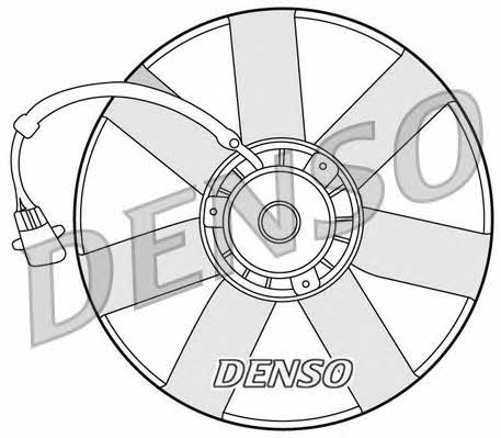 DENSO DER32002 Hub, engine cooling fan wheel DER32002
