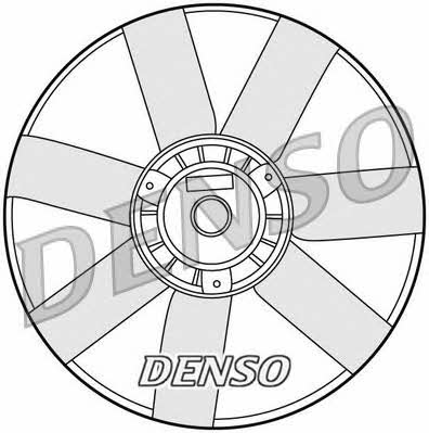 DENSO DER32005 Hub, engine cooling fan wheel DER32005