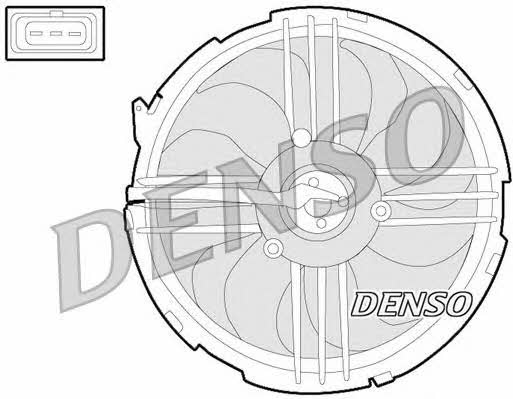 DENSO DER32009 Hub, engine cooling fan wheel DER32009