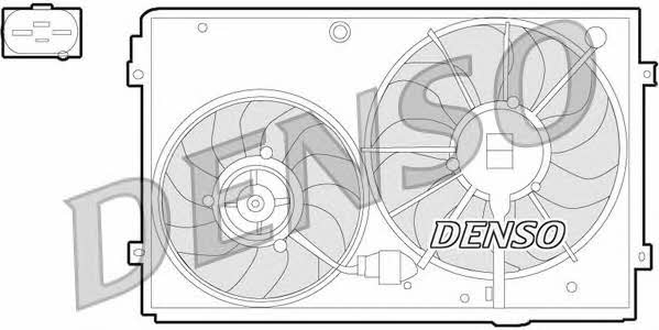 DENSO DER32011 Hub, engine cooling fan wheel DER32011