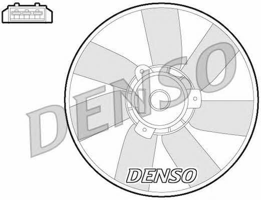 DENSO DER32013 Hub, engine cooling fan wheel DER32013