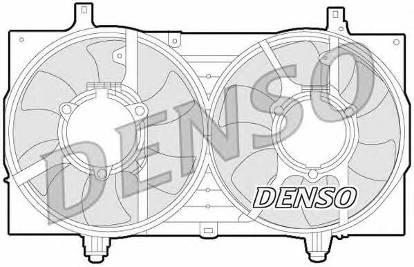 DENSO DER46001 Hub, engine cooling fan wheel DER46001