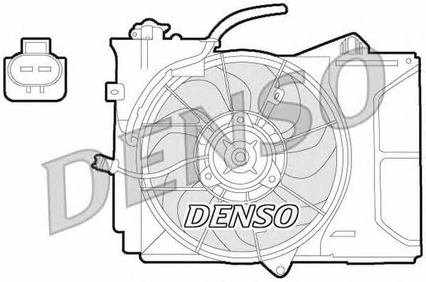 DENSO DER50001 Hub, engine cooling fan wheel DER50001