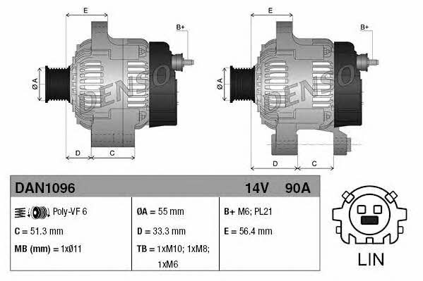 Buy DENSO DAN1096 – good price at EXIST.AE!