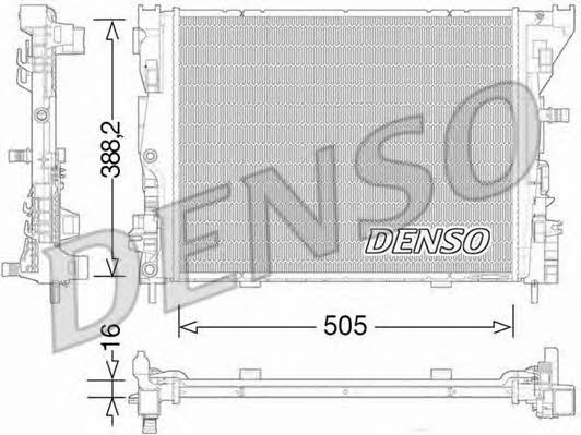 DENSO DRM23035 Radiator, engine cooling DRM23035