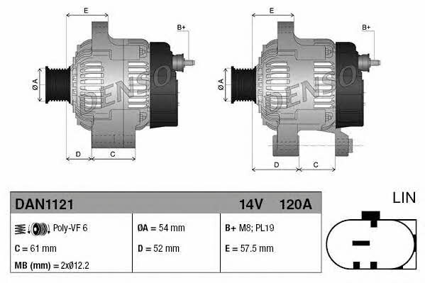 Buy DENSO DAN1121 – good price at EXIST.AE!