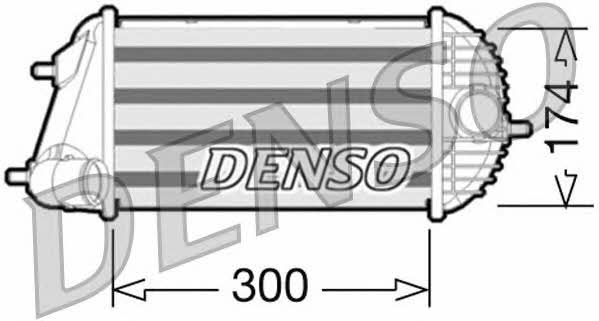 DENSO DIT47001 Intercooler, charger DIT47001