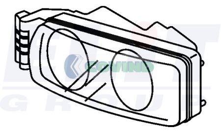 Depo 663-1106R-LD-EM Headlight right 6631106RLDEM