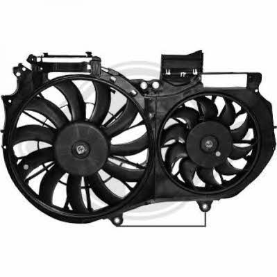 Diederichs 1017201 Hub, engine cooling fan wheel 1017201