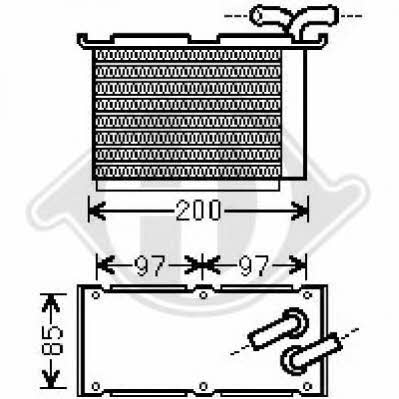 Diederichs 8224707 Intercooler, charger 8224707