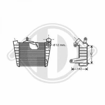 Diederichs 8780504 Intercooler, charger 8780504