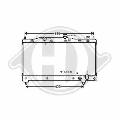 Diederichs 8500188 Radiator, engine cooling 8500188