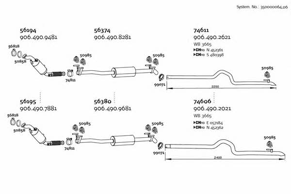  350000064_06 Exhaust system 35000006406