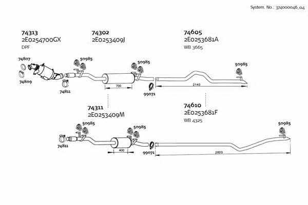  374000046_04 Exhaust system 37400004604