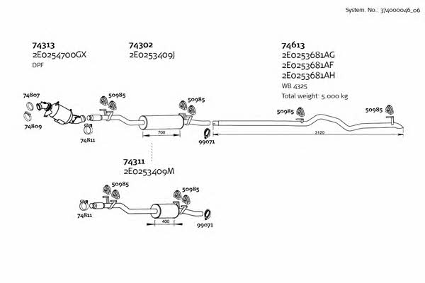  374000046_06 Exhaust system 37400004606