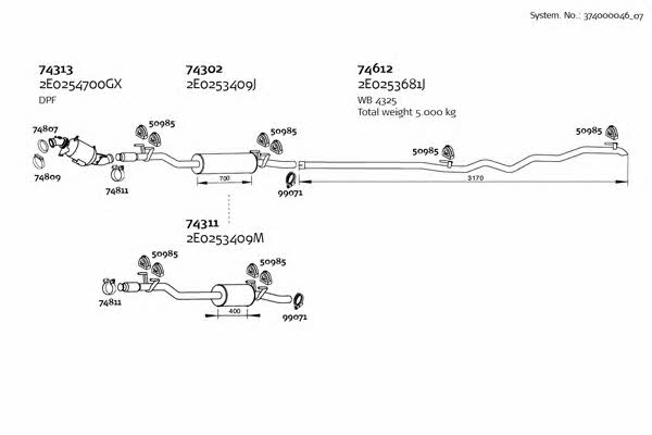  374000046_07 Exhaust system 37400004607