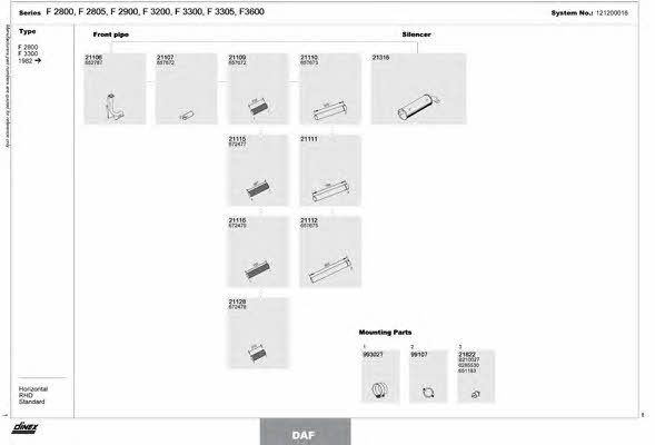 Dinex 121200016 Exhaust system 121200016