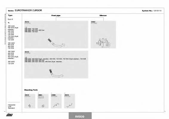 128100110 Dinex Exhaust system
