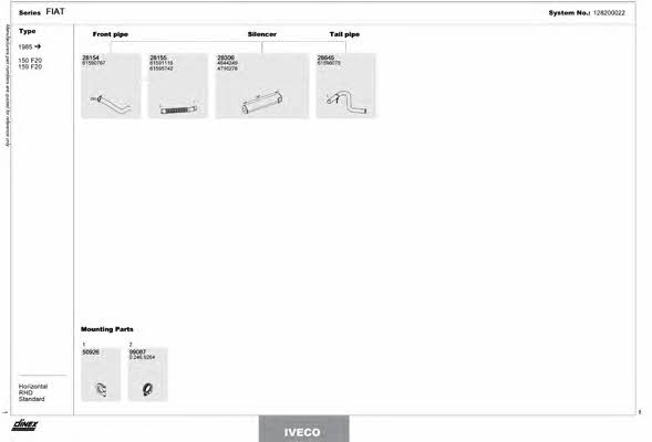128200022 Dinex Exhaust system