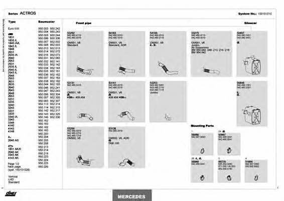  150101010 Exhaust system 150101010