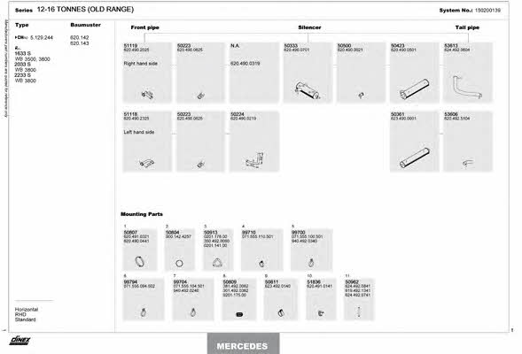 Dinex 150200139 Exhaust system 150200139