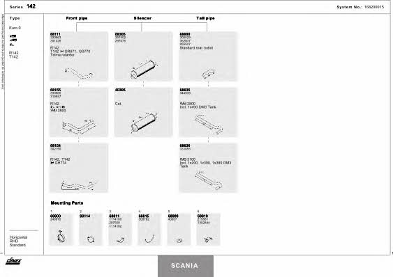 Dinex 168200015 Exhaust system 168200015