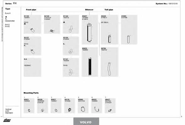 180101018 Dinex Exhaust system