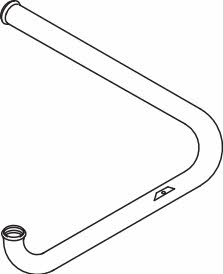 Dinex 80204 Exhaust pipe 80204