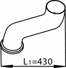 Dinex 81676 Exhaust pipe 81676
