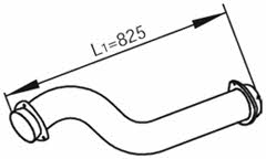 82165 Dinex Exhaust pipe