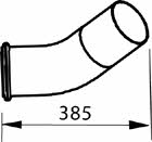 Dinex 82175 Exhaust pipe 82175
