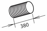 Dinex 82501 Corrugated pipe 82501