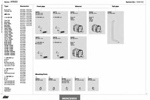 150001030 Dinex Exhaust system
