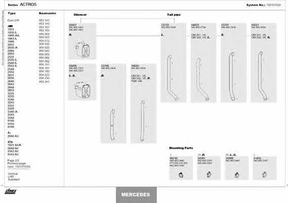 150101034 Dinex Exhaust system