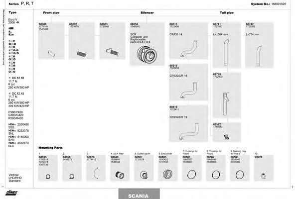 168001026 Dinex Exhaust system