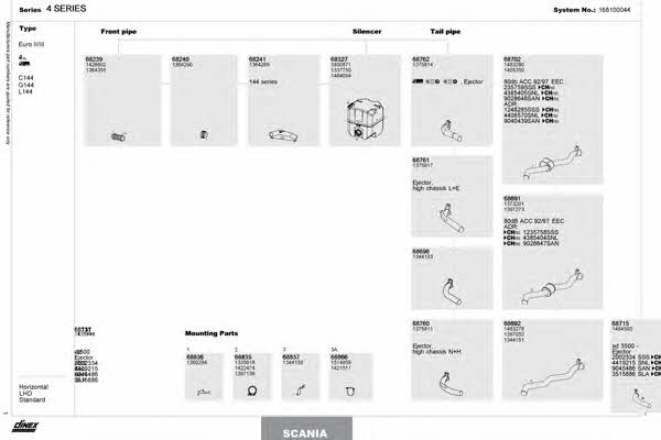Dinex 168100044 Exhaust system 168100044