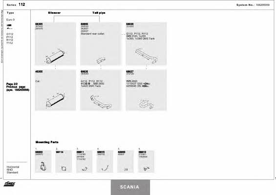 Dinex 168200009 Exhaust system 168200009