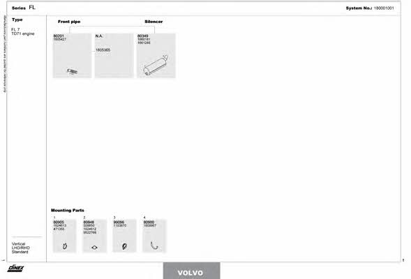 180001001 Dinex Exhaust system