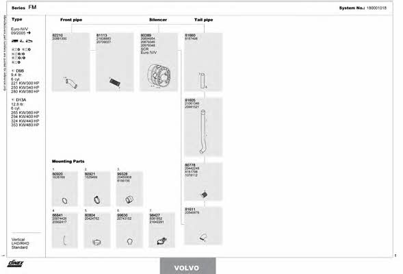 180001018 Dinex Exhaust system