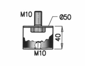 49838 Dinex Exhaust mounting bracket