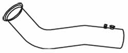 Dinex 48150 Exhaust pipe 48150 48150 Dinex Exhaust pipe