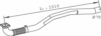 29240 Dinex Exhaust pipe