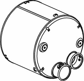 21441 Dinex Central silencer