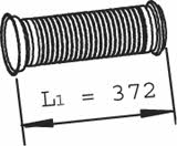 Dinex 22126 Corrugated pipe 22126