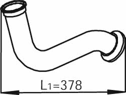Dinex 22182 Exhaust pipe 22182