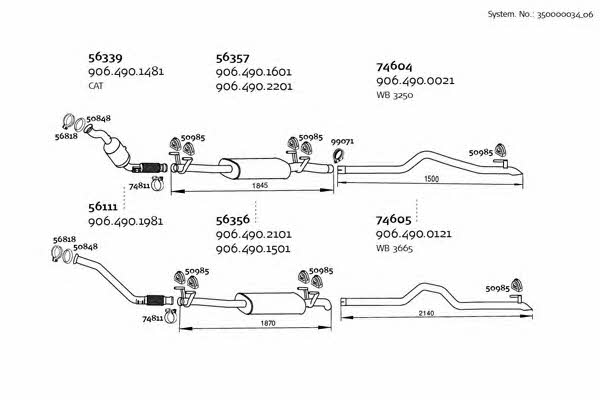  350000034_06 Exhaust system 35000003406