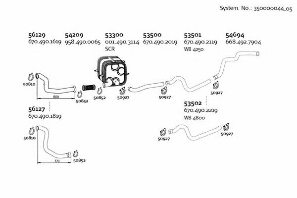  350000044_05 Exhaust system 35000004405